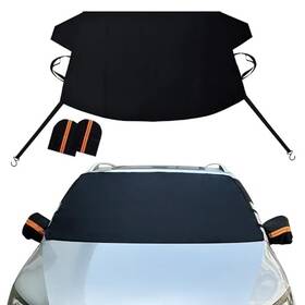 20241008us002 Shenzhen Jinsuifangyuan Technology Co. Ltd. Car Windshield Snow Cover 2 Removable Side Mirror Protector Medium Kit