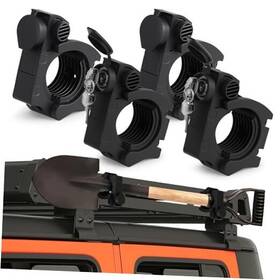 Shovelholder002-4pc Shovelholder002 Quick Release Locking Shovel Mount Holds 1.42 Inch -1.97 Diameter Tools For 2 Pairs