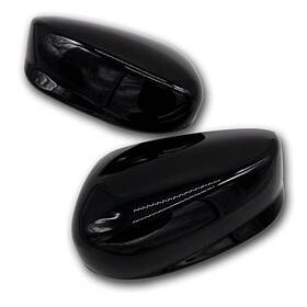 Hdacdzb-2149-n Sizver Glossy Black Side Mirror Cover Overlay Compatible With 2008-2012 Accord