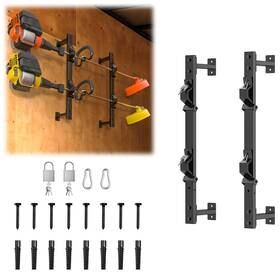 Sjpulmo Sjbg2 Weed Eater Rack For Enclosed Trailer With Locks 2 Place Weedeater O