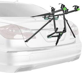 Sports 313035278239 Deluxe 2-bike Trunk Mount Rack Model Zn102 Black