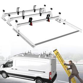 C437v03 Starone 54 Inch Van Ladder Rack For 2015-2025 Ford Transit 150/250/350 Only Not Connect