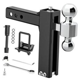 Tf-at-0069 Sulythw Adjustable Trailer Hitch Ball Mount 8 Inch Drop 12 500 Lbs Gtw