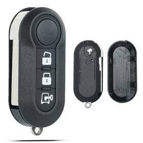 Ram-shell-0626 Supaland Key Fob Shell Case Replacement For Ram Promaster 1500 2500 Black