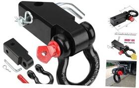 Bet-18-hw9113 Szbrt 2-inch Shackle Tow Hitch Receiver 46297 Lbs Break Strength 3/4 Inch D Ring