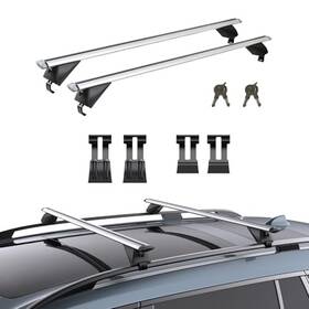 Rb003c Tanx Universal Roof Rack Cross Bars 52 Inch Aluminum Rails - Scratch And Dent