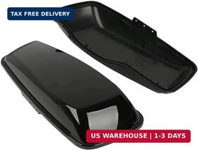 Tct-motorparts 793420850996 Hard Saddlebag Lids Fit For Harley Touring Models Flt Flht Flhtcu Flhrc Road