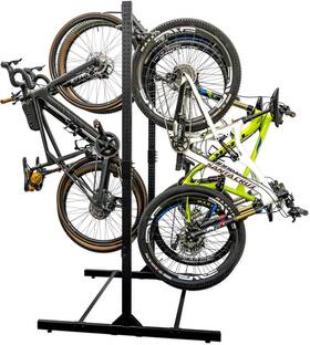 8-bike Teal Triangle 850058500911 Storeyourboard Freestanding Storage Rack Double-sided Bike 8-bike Teal Triangle 850058500911 Storeyourboard Freestanding Storage Rack Double-sided Bike