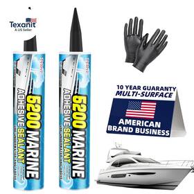 Technology Co.. Ltd 744110515237 Black 5200 Marine Sealant For Boats And Rvs-fast-cure 30 Mins Waterproof Uv