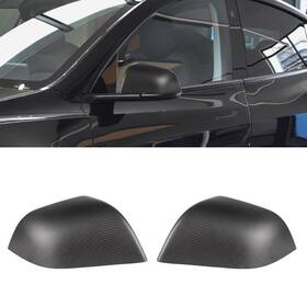 Tesplus 724164054784 Hansshow Tesla Side Mirror Cover For Model 3 2018-2022 Real 3k Dry C