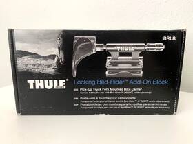 Thule 091021086579 Locking Bed Rider Add-on Block Pick-up Truck Fork Mounted Bike Carrier New