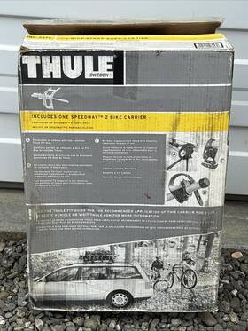 Thule 091021961579 961 Speedway 2 Bike Trunk Rack Bicycle Carrier Fits Most Cars