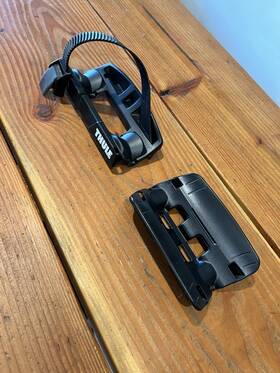 1500052959 Thule Upride 599 Roof Bike Rack Rear And Front Wheel Rest / Clamp Replacement