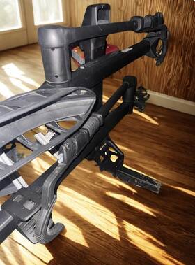 2-bike Thule 190985 T2 Pro Xtr Hitch Mount Rack Black Tilts No Frame Contact