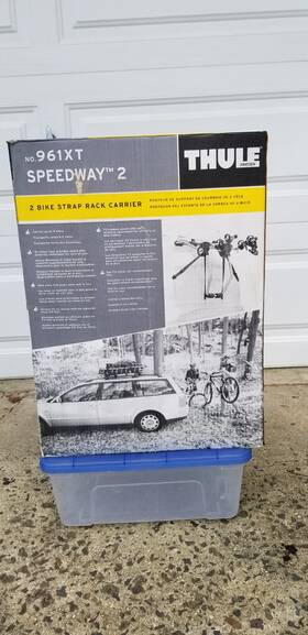 600907000 Thule Inch Speedway 2 Two Bike Strap Rack Carrier - Slightly Used Sweden