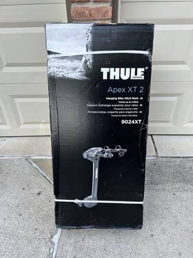 2-bike Thule 9024xt Apex Xt #9024xt Hitch Bike Rack - 1-1/4 Inch And 2 Hitches Tilting