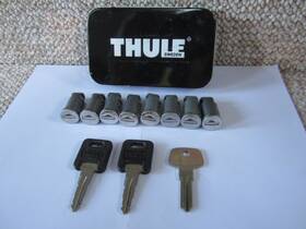 N148 Thule 8 Pack Cylinder Barrel One-key Lock System Set With Keys Installation Key