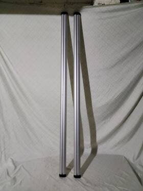 Rb50 Thule 50 Inch Rapid Aero Aluminum Roof Rack Load Bars Pair With 4 End Caps