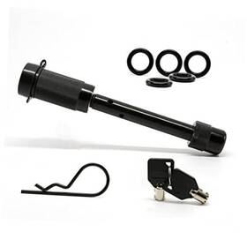 Tl1562 Tiger Lock 5/8 Inch Black Trailer Hitch Locking Pin - Anti-rattle Tow