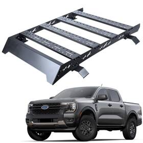 Rr-lp-rang24cc-801 Tlaps 7422444641602 52 X 44 Inch Roof Rack Compatible With 2024-2025 Ford Ranger Su
