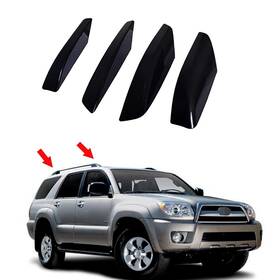 Tocatus 768579118372 Roof Cargo Rack Rail End Cover Shell Cap Trim For 2003-2009 Toyota 4runner 4w