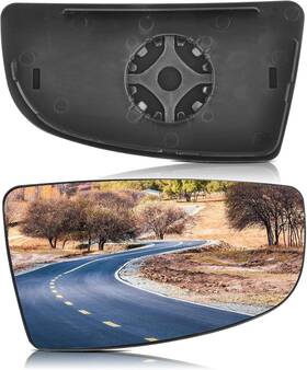 Ra02801b Top-max Right Lower Mirror Glass With Plate For Ford Transit 150 250 350 Mk8 2014-2023