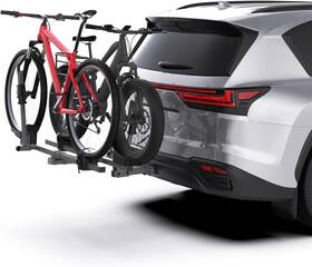 Gr-401 Trailxpert Hitch Bike Rack For Car 200 Lbs Capacity Heavy-duty E-bike Carrier Tilting Fol