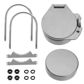 Trucfusion 792580218974 Conduit Carrier Kit Fit For 4 Pvc Pipe Roof Rack Accessories Truck Van Suv