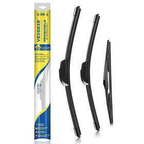 Veigeir B-highlander-j26 20 12a 3 Pack Windshield Wiper Blades Compatible With Highlander 26 Inch /20 /12