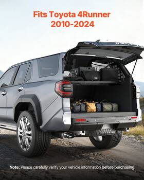 Vevor 197988169550 Rear Cargo Rack For 2010-2024 Toyota 4runner 220 Lb Capacity