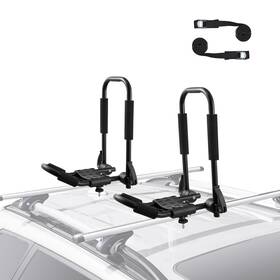 Vevor 197988383369 Kayak Roof Rack 1 Pair J-bar Soft Quick Folding Top Mount Tie