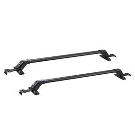 Vevor 197988418559 Black Aluminium Roof Rack Basket Tray Luggage Cargo Carrier With Bars Xl-b