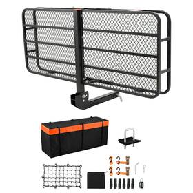 Vevor 197988650119 60 Inch X 24 6 Hitch Cargo Carrier 500 Lbs Capacity With C