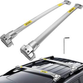 Vevor 601707117024 Roof Rack Rail Compatible With Jeep Grand Cherokee 2011-2021 Cross Bar Sil