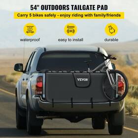Vevor 768558064379 Tailgate Pad For Bikes 54 Inch Bike Pickup Truck Carries Up