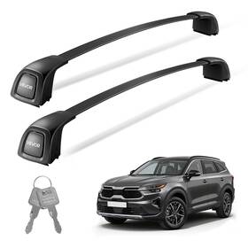 Hj-rb038 Vevor Lockable Roof Rack Cross Bars Fit Kia Telluride 2019-2024 With Flush