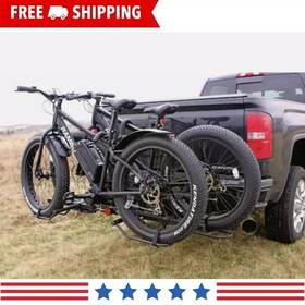 Rc-1803i Vevor 2 Fat Bike Rack Carrier Vehicle Mount Truck Hitch Heavy Duty Folding With Lock