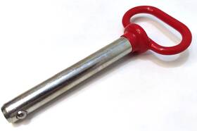 Viefow 792119724822 5/8 Inch X 4 Red Handle Detent Pin Quick Release Hitch For Simple Insertion