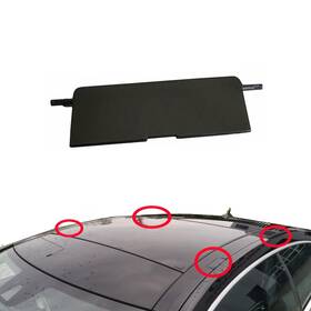S212 Vip Krom 880867753628 Roof Rack Port Cover Trim Compatible With Mercedes E Class W212 96 Mm X