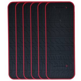 Hhd-04 Vrbff Car Scratch Protector For Trunk Bike Rack Extended Version 6 Pack Black