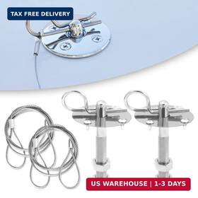 Veiyi2e0qisx3gf Watris Veiyi Hood Pins For Truck - 4in Threaded Engine Pin Plate Lock Car