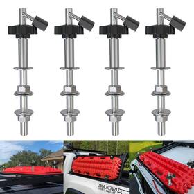 Weiguzc 799408580732 Mounting Pins Kits For Traction Boards Universal Lockable Theft-proof Mount