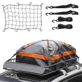 Ccb-1028a Weize 54 Inch X 34 6 200lb Heavy Duty Roof Rack Carrier Basket With Waterproof Bag