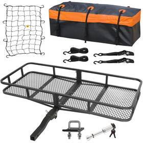 Ccb-1037a Weize Folding Hitch Mount Cargo Carrier 60 Inch X 20 6 500 Lbs Capacity Carg