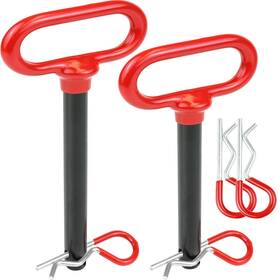 Wellmax 853488004851 2pc 5/8 Inch Diameter Trailer Hitch Pin Set - 4 And 5-1/2 Shank With