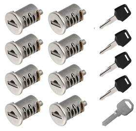 Wglrrgu 619704233241 8 Pack Sks Lock Cores For Yakima Car Rack System Components Compatible With