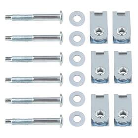 Wmphe 619197963182 Truck Bed Mounting Bolt Nut Hardware Kit Compatible With 1997-2012 Ford F1501