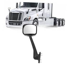 Mo-4823 Wofeili Llc Chrome Hood Mirror Side Compatible With 2008-2017 Left Black Silvery Clear