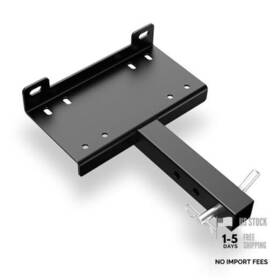 M515b0102 Woiron Universal Trailer Winch Hitch Mount Plate 10 X 4 1/2 Mounting With