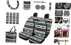 Xy-ysfe4476-3 Wxyun Car Accessories Seats Cover Protector Steering Wheel Aztec Stripes